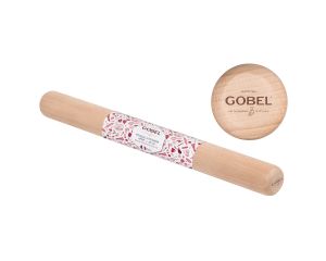 Rouleau à pâtisserie - Bois hêtre - 45 cm - fourreau Gobel