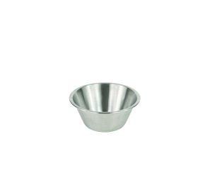 Bassine fond plat - inox - 24 cm